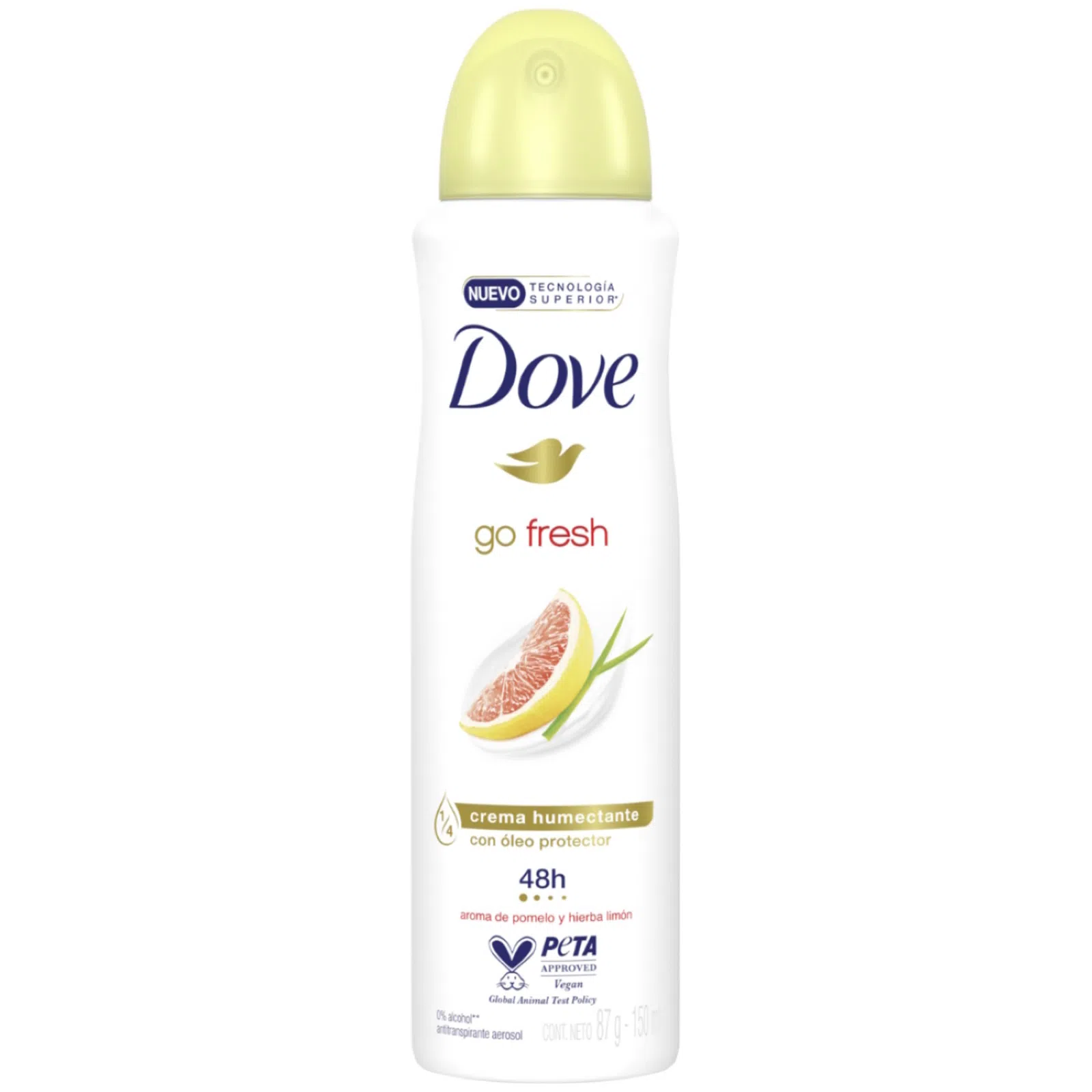 90097669_XL1_20250924102335_d837ef38ab5da74c30152dbdeb57dc3c اسپری دئودورانت داو Dove زنانه مدل Go Fresh رایحه گریپ فروت - Image 1